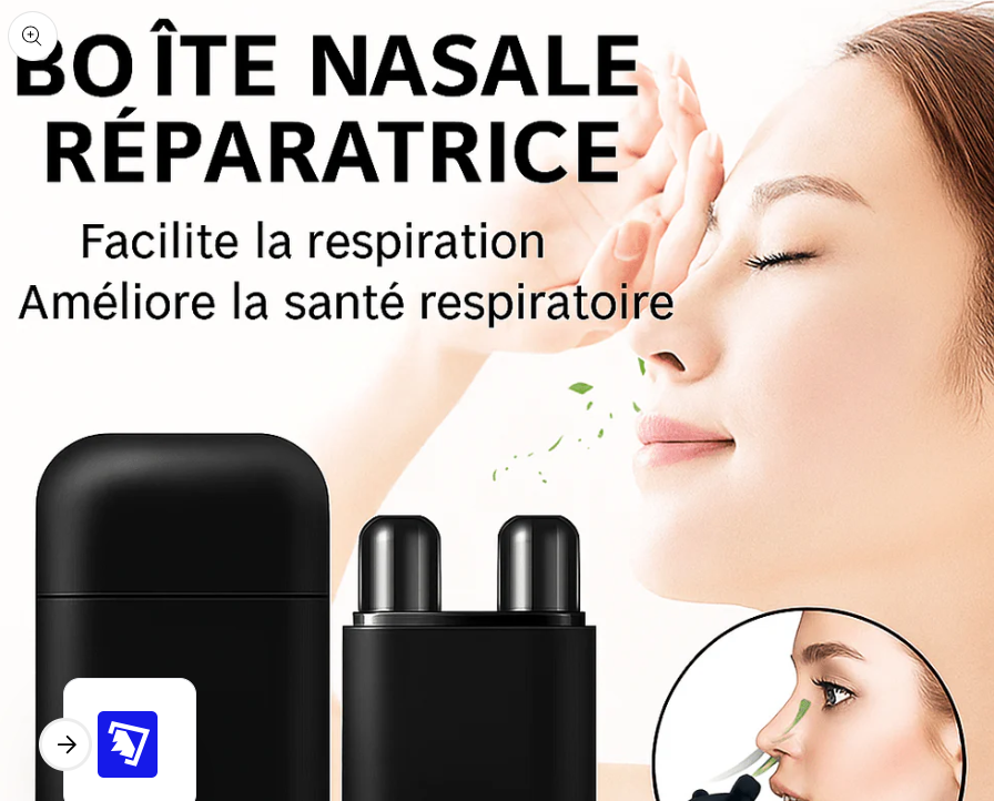 Boîte d'aspiration nasale à base de plantes